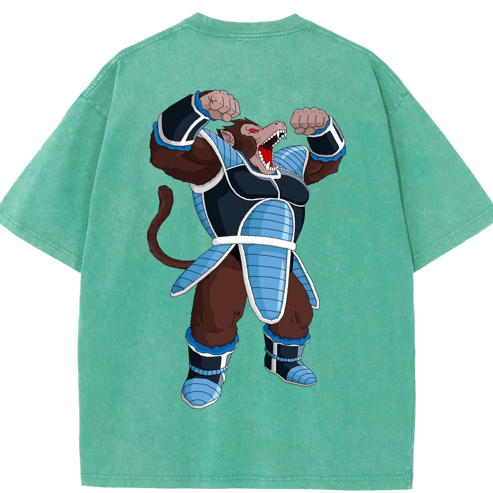 （画像用） ドラゴンボール DRAGON BALL 綿100% ヴィンテージ風 半袖Tシャツ（背面プリント）